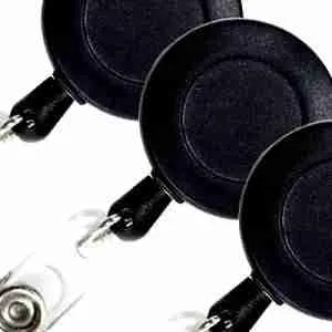 Retractable Black Keyring