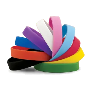 Plain Silicone Wristbands