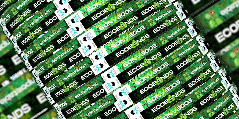 We produce millions of sustainable EcoBands a year: bringing eco-friendly wristbands to hundreds of events across the southern hemisphere.