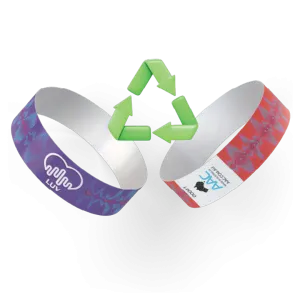 Ecobands are our 100% biodegradable, compostable wristbands. Our most eco-friendly wristband yet!