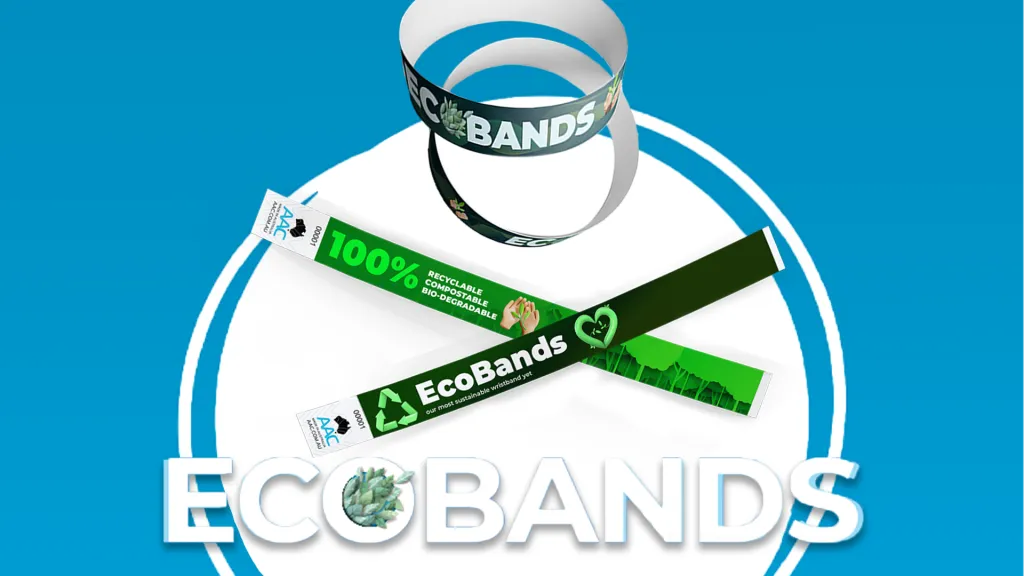 EcoBands Wristbands. The Number One Sustainable, Eco-Friendly Wristband in the world!