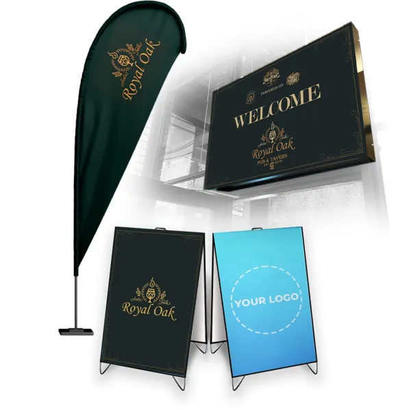 AAC's 3 in 1 Hospitality Signage Bundle brings customers to your business. Marketing and signage for cheaper than ever.