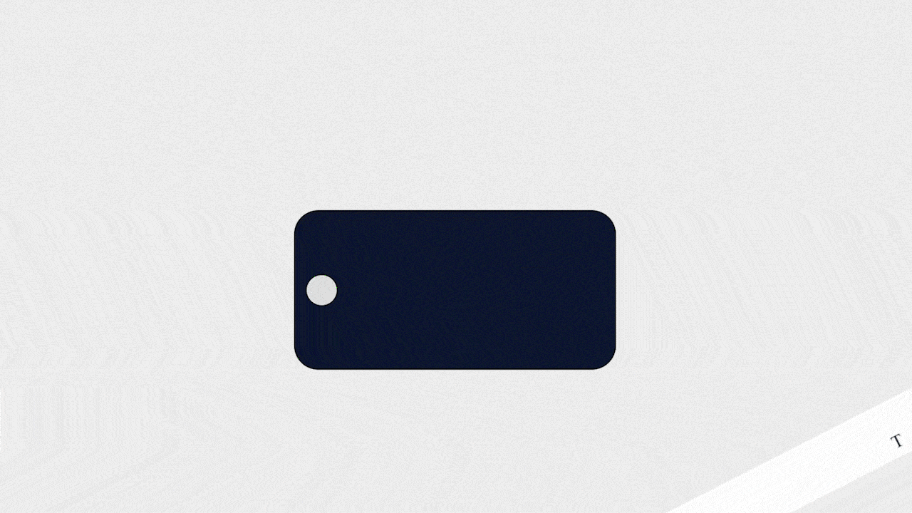 Custom key tag being designed online using PrintFlo product design tool