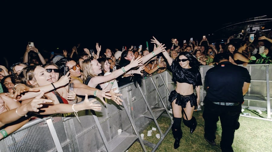 Charli XCX's performance at laneway 2025 was the highlight