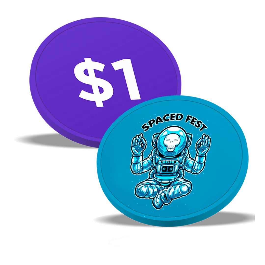Custom Plastic Tokens - AAC