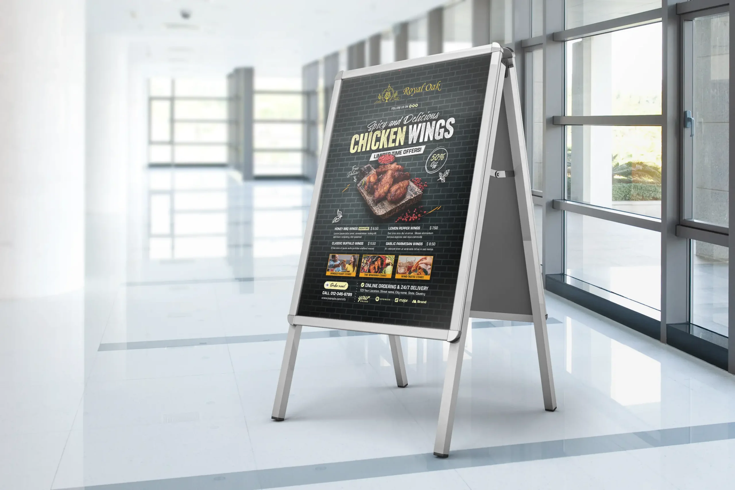 Event A Frame Signage Example Custom Indoor A Frame Signage | AAC