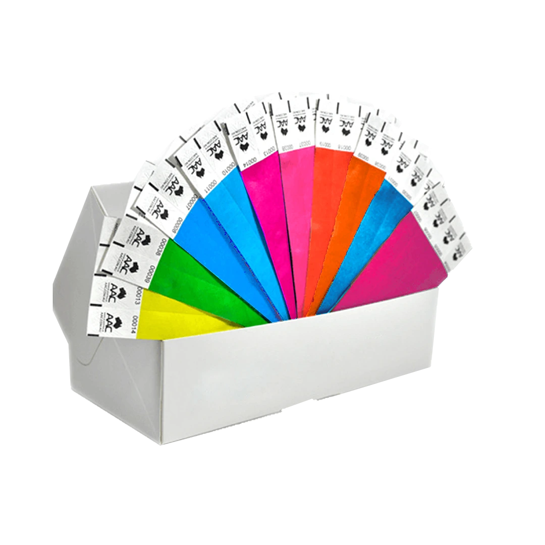 neon ecoband box for bulk quantities of 1000 plain ecobands