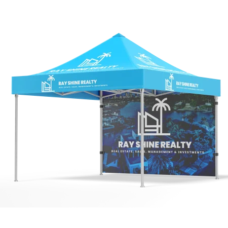 branded marquee for ray shine realty for conference, expo event