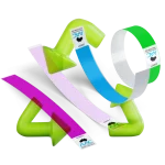 plain ecobands recyclable, compostable eco-friendly wristbands