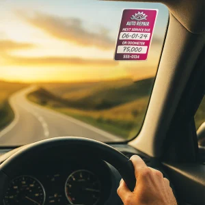 auto repair sign stickers car servicing stickers