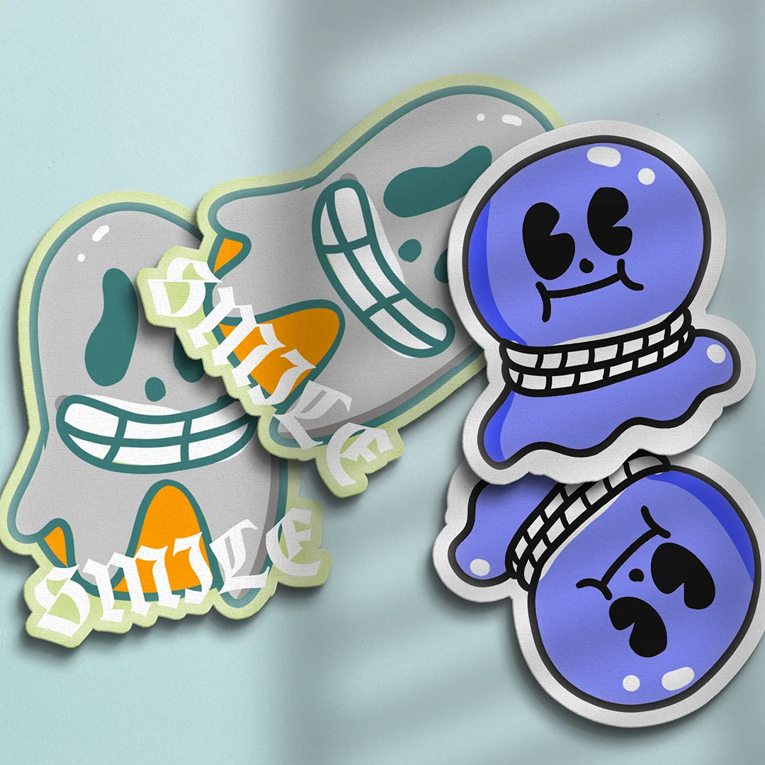 Vinyl Stickers Can Be Custom Cut to any Size or Shape