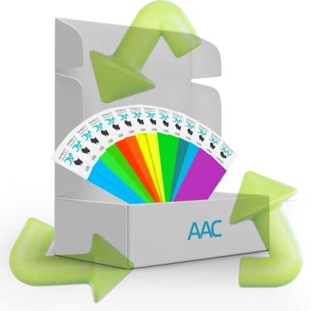 neon ecobands bulk wristband box, eco-freindly wristbands in plain colours recycalable event wristbands in box